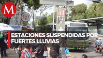 Camiones de RTP dan servicio en estaciones cerradas de L3 del Metro