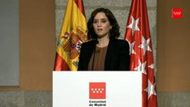 Ayuso anuncia las medidas restrictivas para la Comunidad de Madrid