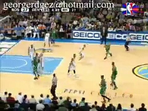 Paul Pierce Dunk Over Carmelo Anthony and Marcus Camby