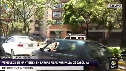 Colas interminables por combustibles - Vea lo que esperan los conductores en Caracas - VPItv