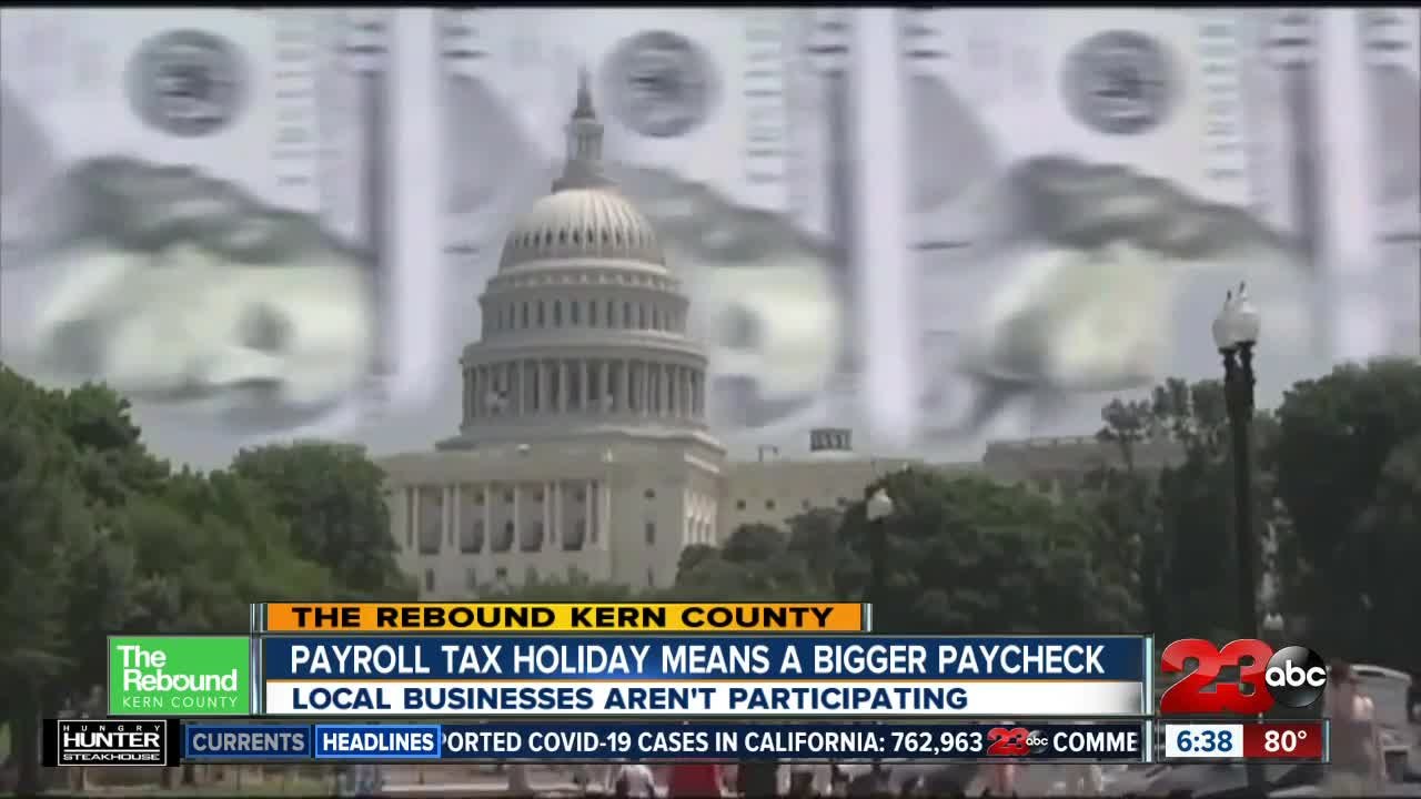 Payroll tax holiday means a bigger paycheck now...
