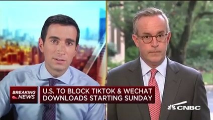 Trump to block U.S. downloads of TikTok and WeChat on Sunday