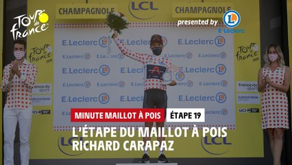 #TDF2020 - Étape 19 / Stage 19 - E.Leclerc Polka Dot Jersey Minute / Minute Maillot à Pois
