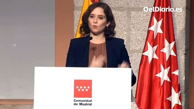 Ayuso: Las administraciones autonómicas tienen unos recursos limitados y actuamos según nos enseña la epidemia