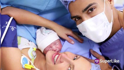 Nació el hijo de Falcao y Lorelei y comparten las primeras fotos del bebé