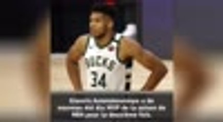 Giannis Antetokounmpo encore élu MVP de la saison NBA