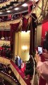 Los Reyes Felipe VI y Letizia regresan triunfales al Teatro Real