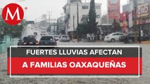 Lluvias dejan inundaciones y encharcamientos en Oaxaca
