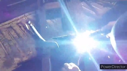 9-18-20 building a kitchen sink from scrap metal, welding a pull out step, and installing porch lights