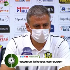 Hamza Hamzaoğlu: "Kazanmak istiyorduk fakat olmadı"