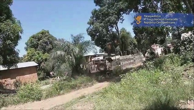 Portuguese Paratroopers In Heavy Combat With African Rebels In The Central African Republic