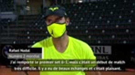 Rome - Nadal : "C'est important d'enchaîner deux victoires"