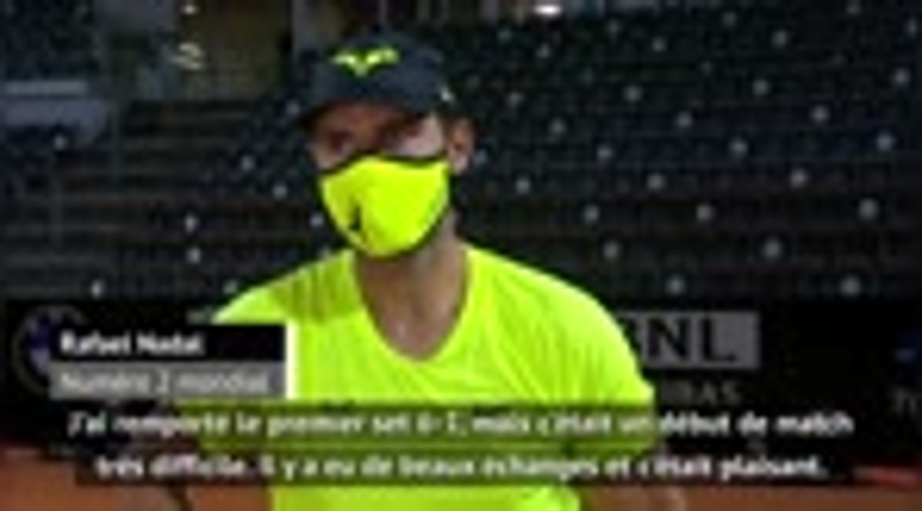 Rome - Nadal : "C'est important d'enchaîner deux victoires"
