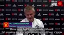 Solskjaer hails Van de Beek's instant impact at Manchester United