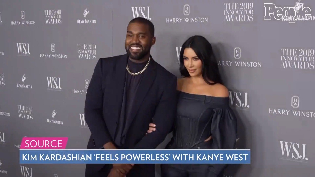 Kim Kardashian 'Feels Powerless' as Kanye West...