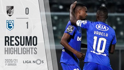 Highlights: Vitória SC 0-1 Belenenses (Liga 20/21 #1)