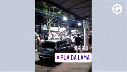 Vídeos mostram sexo explícito, uso de drogas e som alto na Rua da Lama