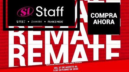 ¡Remate de vestuario en Sí Staff DEL Centro Comercial Único!
