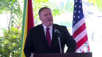 Maduro dice que "gira guerrerista" de Pompeo contra Venezuela fracasó
