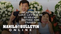 Dead wife’s love letter to husband before she passed away