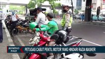 Pentil Motor Dicabut Karena Hindari Razia Masker