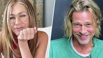 Netizens Love Jennifer Aniston And Brad Pitt’s Flirty Table Read