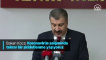 Bakan Koca: Koronavirüs salgınında tekrar bir şiddetlenme yaşıyoruz