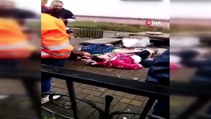 - Rusya'da çöken balkon yoldan geçenlerin üzerine düştü