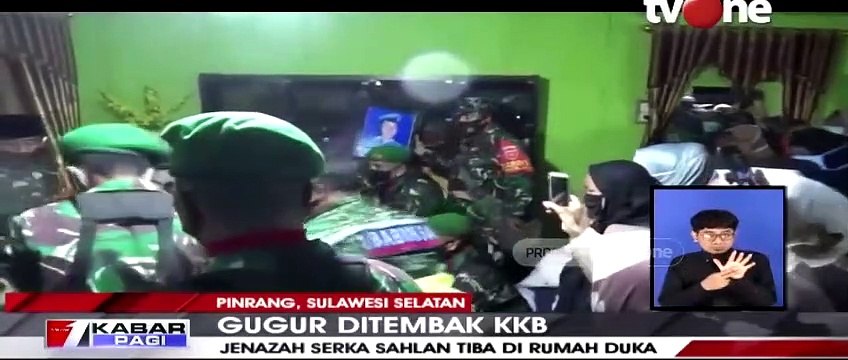TNI yang Gugur Ditembak KKB di Papua Tiba di Kampung Halaman