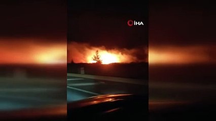 Bursa’da yürekleri ağza getiren yangın