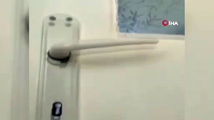 Korona testi pozitif çıkan baba ile küçük kızının duygusal anları