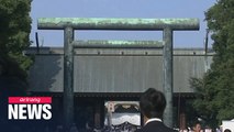 Former Japanese prime minister Shinzo Abe worships at Yasukuni shrine for first time in almost seven years