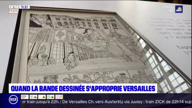 Le château de Versailles dans la bande dessinée , une exposition à découvrir jusqu'au 31 décembre