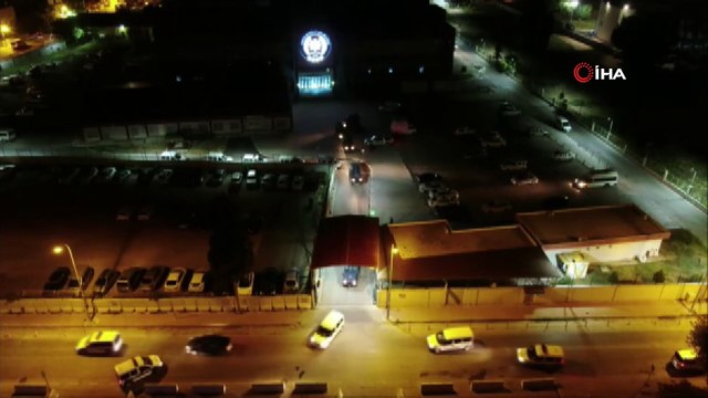 Adana'da suç örgütü operasyonunun drone görüntüleri ortaya çıktı