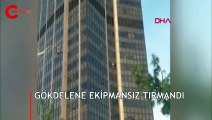 58 katlı gökdelene ekipmansız tırmandı