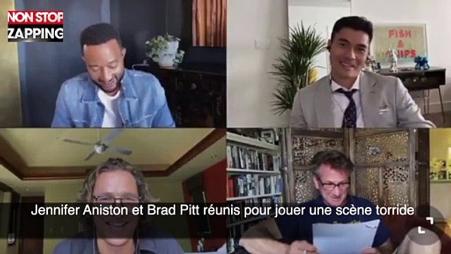 Jennifer Aniston et Brad Pitt réunis pour jouer une scène torride (vidéo)