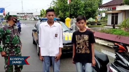 Polres Muaro Jambi Razia Masker