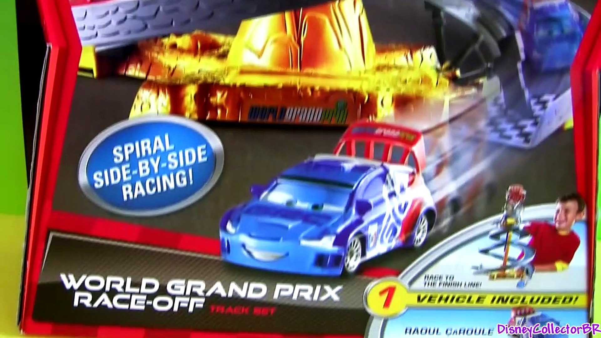 Cars 2 World Grand Prix Race Off Track Playset Spiral Racing Disney Epic Review By Disneycollector Video Dailymotion