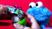Cookie Monster Eating Kinder Surprise Eggs Angry Birds CARS Monsters University Disney Pixar