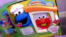 Cookie Monster Kitchen Cafe Playset - Watch Cookie Monster Eats Disney Cars Lightning McQueen