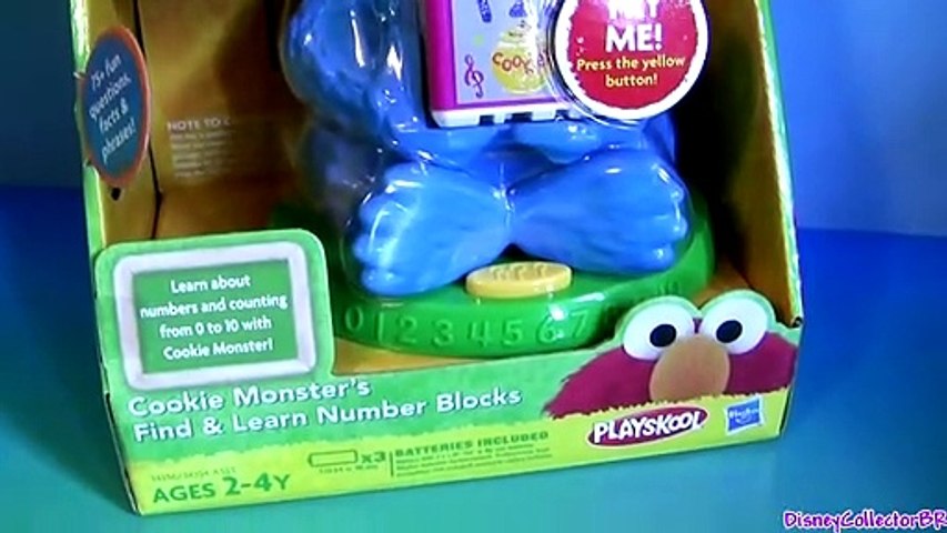 Cookie Monster Learn to Count Numbers Using Disney Pixar Cars Sesame Street  Playset