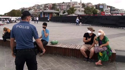 Üsküdar’da drone destekli koronavirüs denetimi