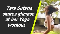 Tara Sutaria shares glimpse of her Yoga workout