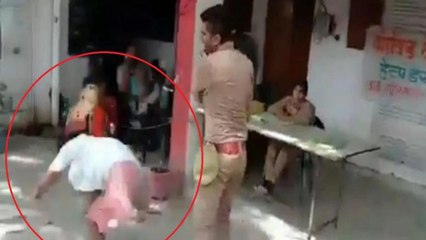 UP: Police beats physically disabled man in Kannauj