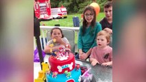 Fallar cumpleaños con niños apagar velas - Video divertido para niños