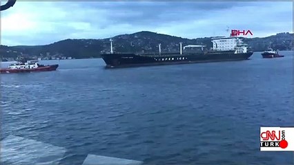 Yakıt tankeri Boğaz'da sürüklendi | Video