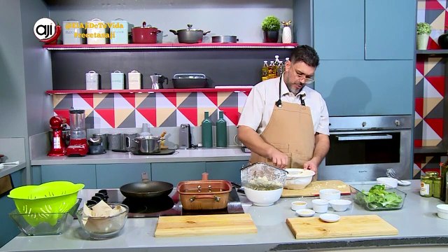 Receta Ají | Salteado de coliflor en crema de fideos - Nex Panamá