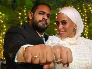 مرح ورقص بحفل خطوبة ابنة ماجد المصري