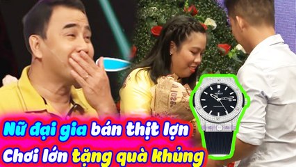 Nữ Đại Gia Bán Thịt Lợn Chơi Lớn Tặng Quà Khủng Khiến Quyền Linh Trầm Trồ | BMHH Tập 383
