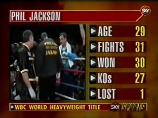 Lennox Lewis vs Phil Jackson (06-05-1994) Full Fight